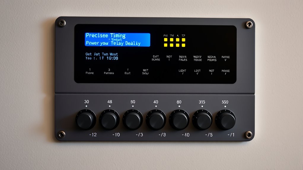 configuring transfer switch delays