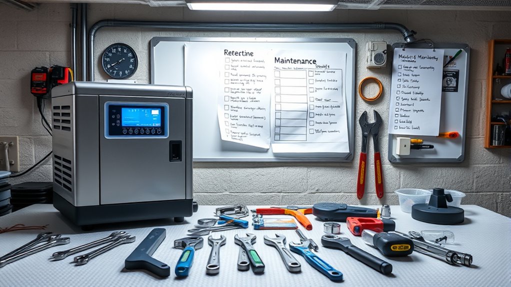 generator monthly maintenance checklist