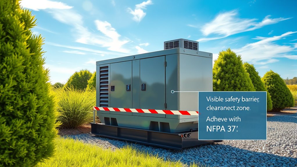 generator outdoor installation codes