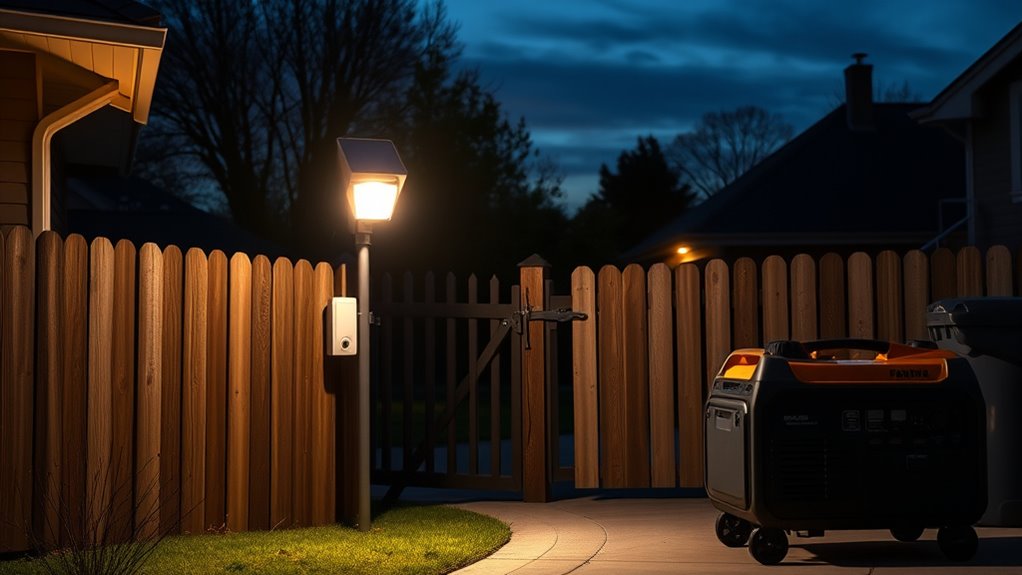 home security during blackouts