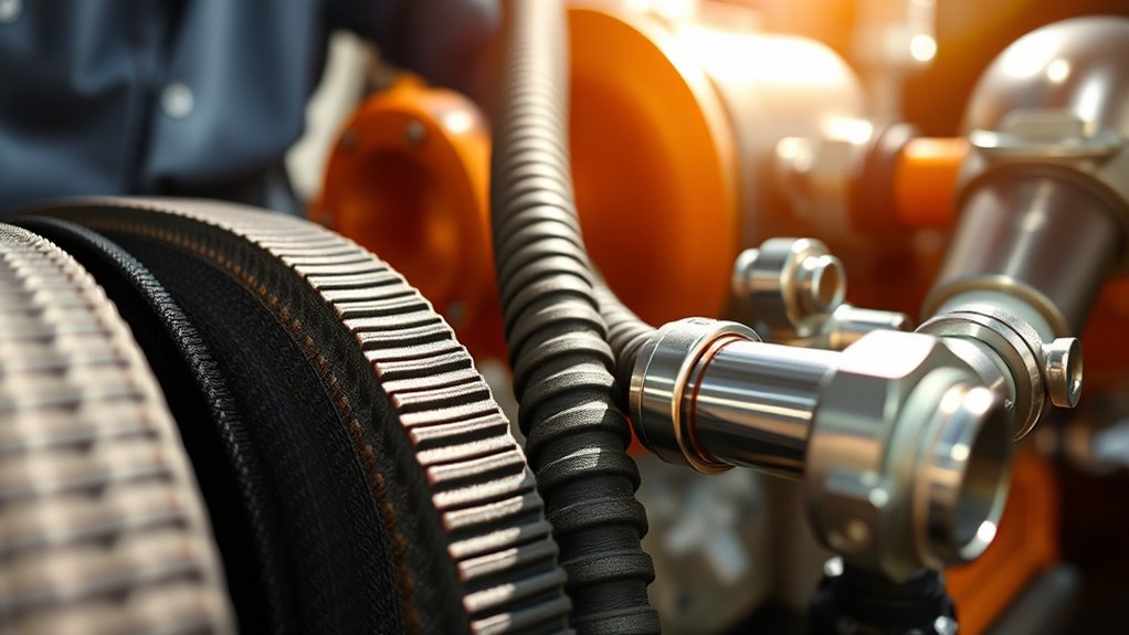 inspect belts hoses connections