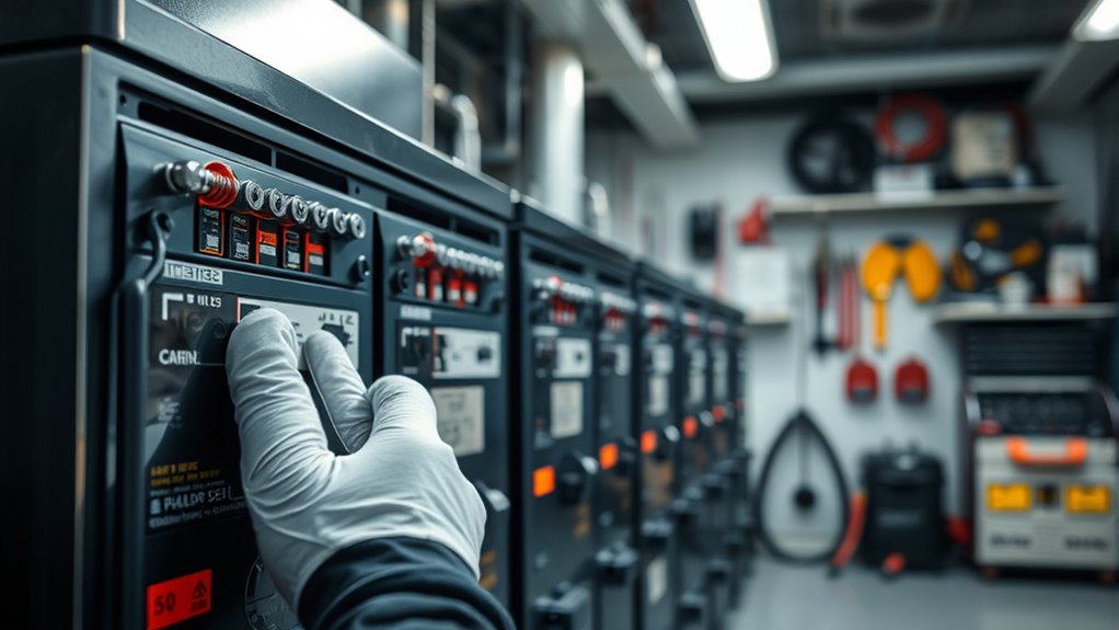 maintain generator battery properly