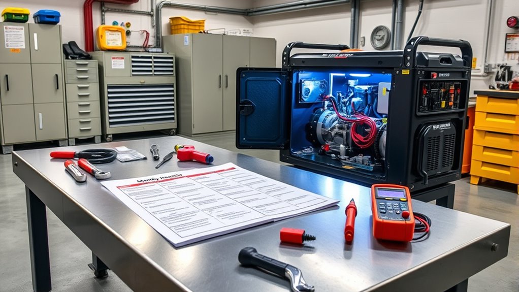 monthly generator maintenance essentials