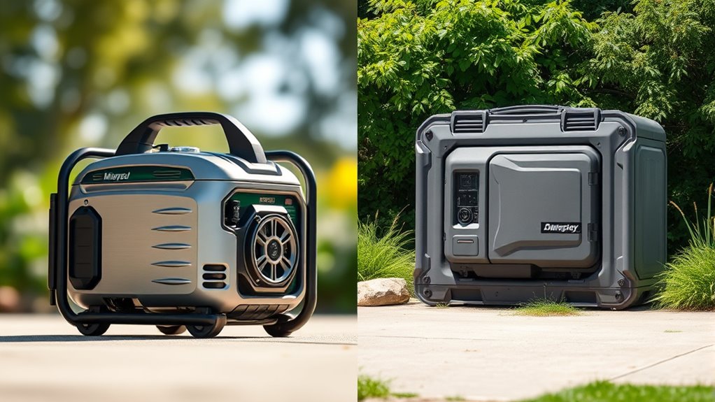 portable versus standby generators