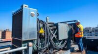 rooftop generator installation codes