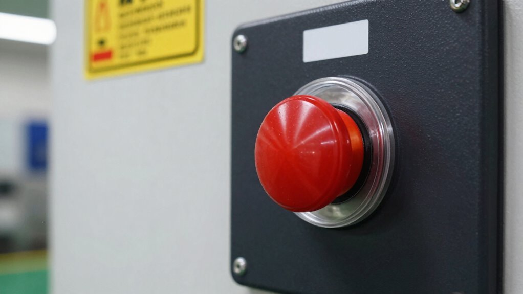 emergency stop placement guidelines