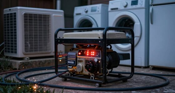 generator overloads during heavy appliances