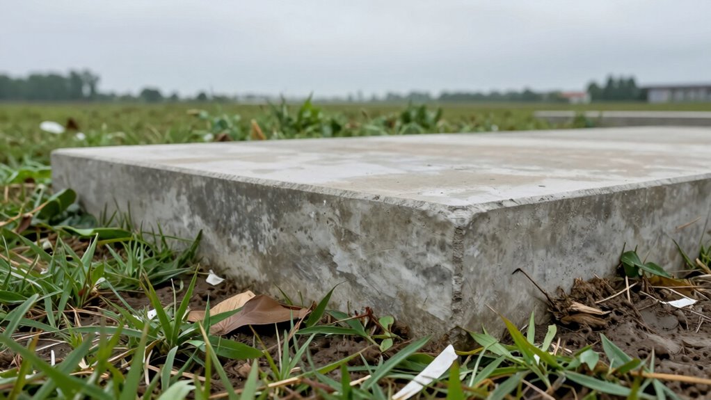 generator pad drainage and elevation