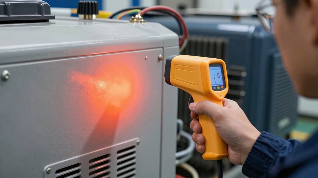 infrared inspection for generators