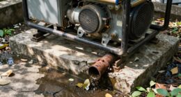 neglected generator drainage planning