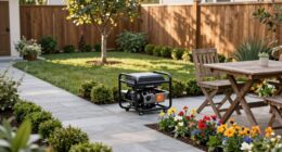 optimizing small yard generator placement
