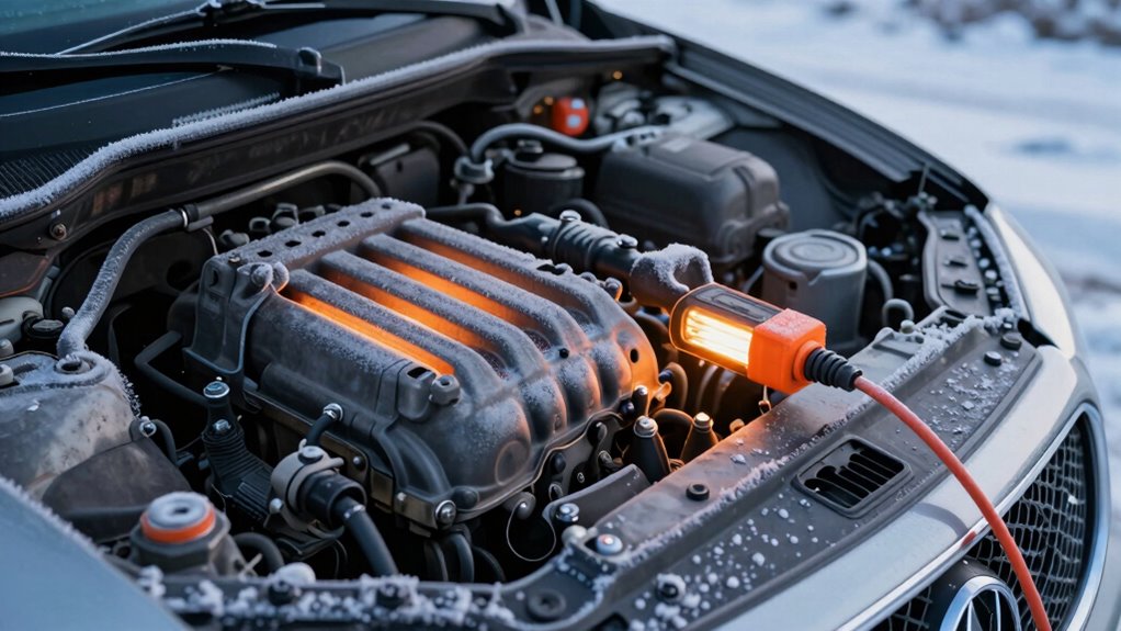 pre warming engine for efficiency