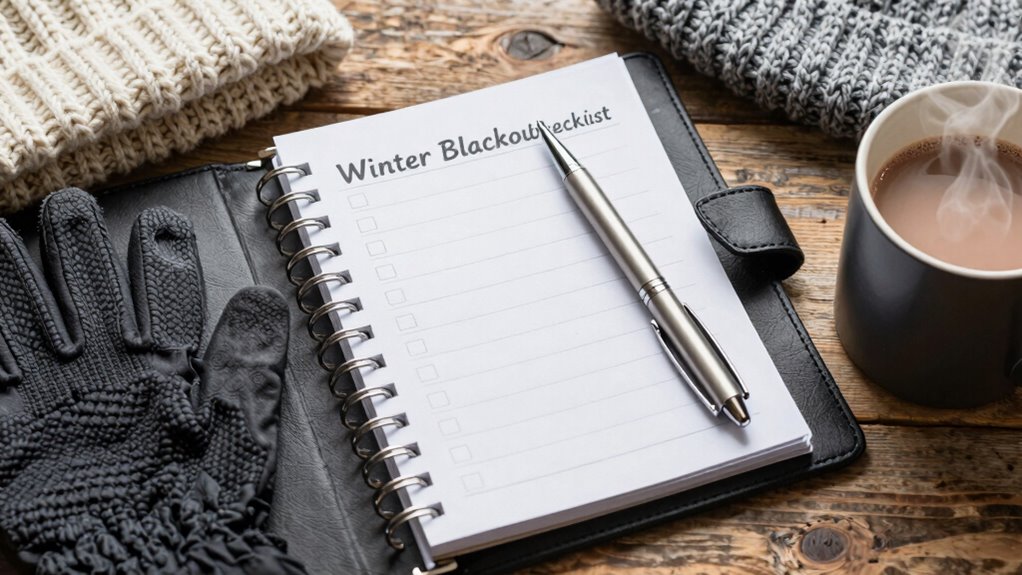 prepare for winter outages