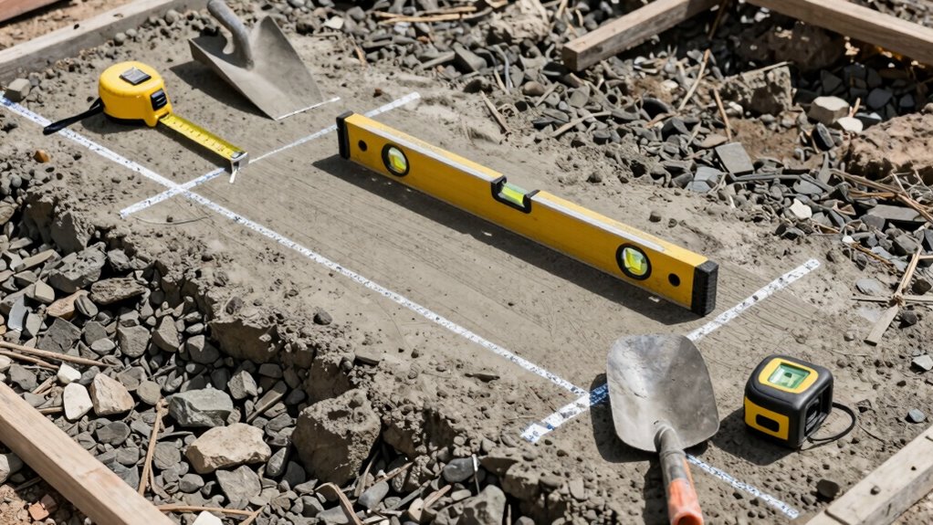 prepare site for generator pad