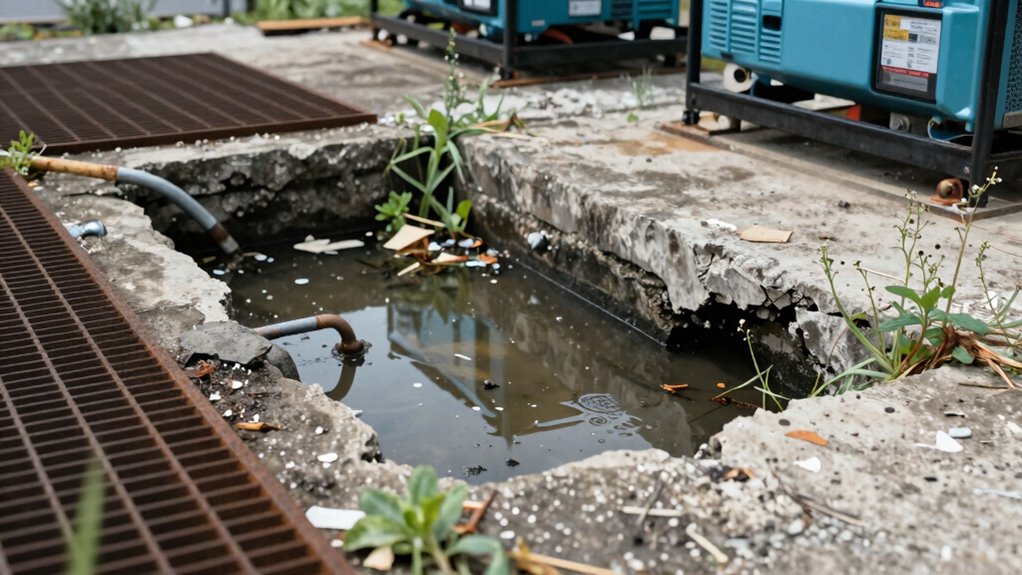 proper drainage prevents equipment damage