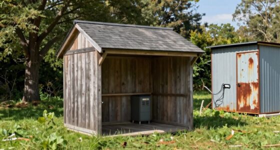 protective outdoor generator shelters