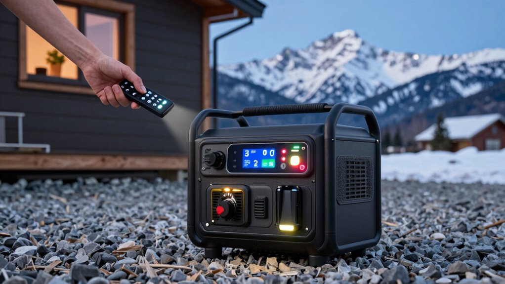 remote control for efficient quiet operation