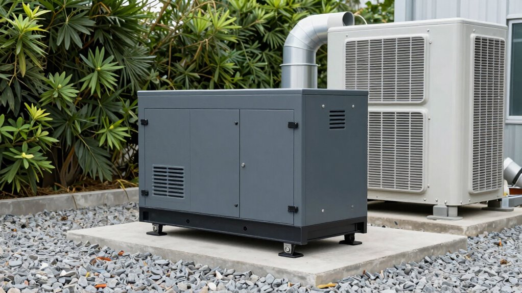 safe generator placement and ventilation