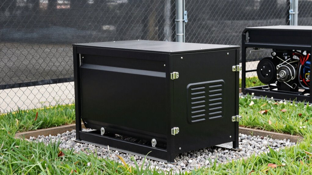 secure durable generator fencing