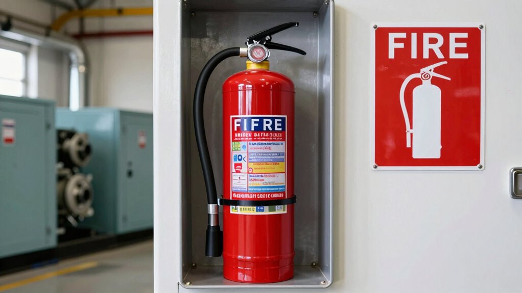 strategic fire extinguisher placement