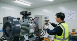 synchronize generator and ats