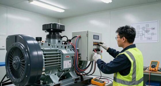 synchronize generator and ats