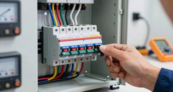 testing circuits via transfer switch