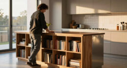This Stylish IKEA BILLY Hack Looks Like a High-End Kitchen Island