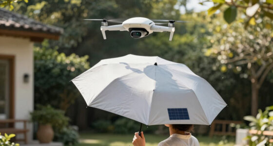 Autonomous Flying Umbrella Follows And Shields Users From Rain And Sunlight