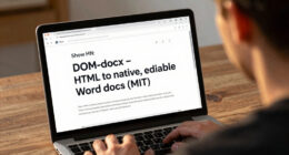 Show HN: DOM-docx – HTML to native, editable Word docs (MIT)