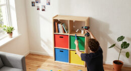 I Created A Pretty IKEA BILLY Hack That Seriously Cuts Clutter