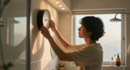 I Moved A Clock To My Bathroom, And It Changed My Morning Routine Forever