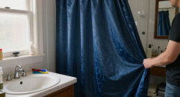 A $10,000 Plumbing Problem Led Me To A $328 Shower Curtain I Love