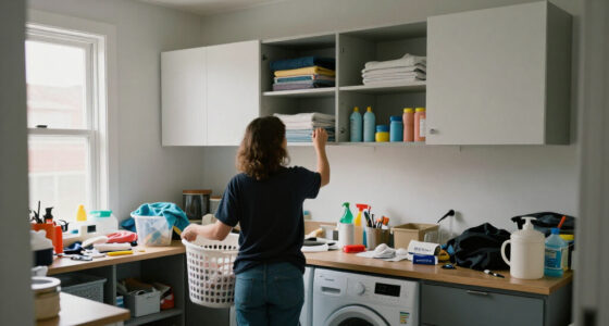 A Laundry Room Was An Eyesore Until IKEA Cabinets Gave It An Organized Redo