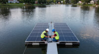 Floating Solar Array Installed On Ohio Village Reservoir