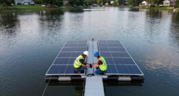 Floating Solar Array Installed On Ohio Village Reservoir