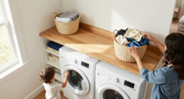 I Designed A Tiny Laundry Room For My Family Of 4 – These Clever Storage Ideas Keep It Clutter-free
